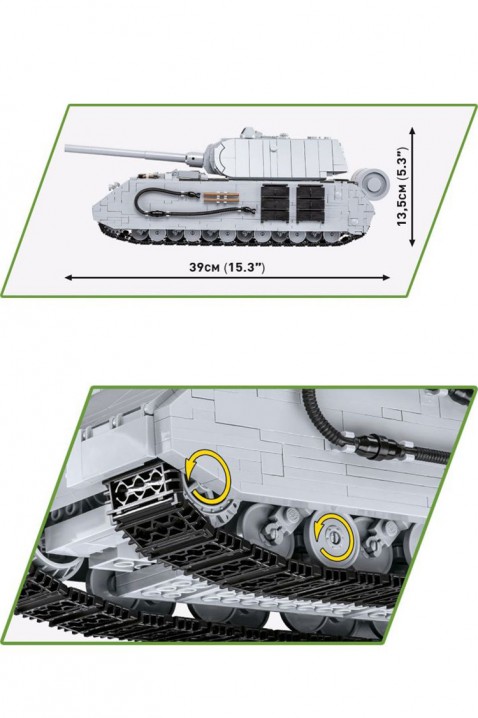 Konstruktor Cobi tenk panzer VIII maus- dijelovi 1605IVET.HR - MODERNA ODJEĆA