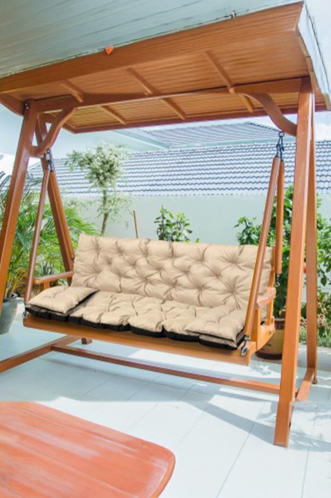 Jastuk za vrtnu klupu/ljuljačku DROLMY BEIGE 150x60x50 cm, Boja: bež, IVET.HR - MODERNA ODJEĆA