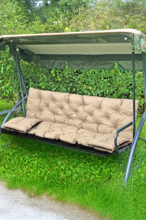 Jastuk za vrtnu klupu/ljuljačku DROLMY BEIGE 150x60x50 cm, Boja: bež, IVET.HR - MODERNA ODJEĆA