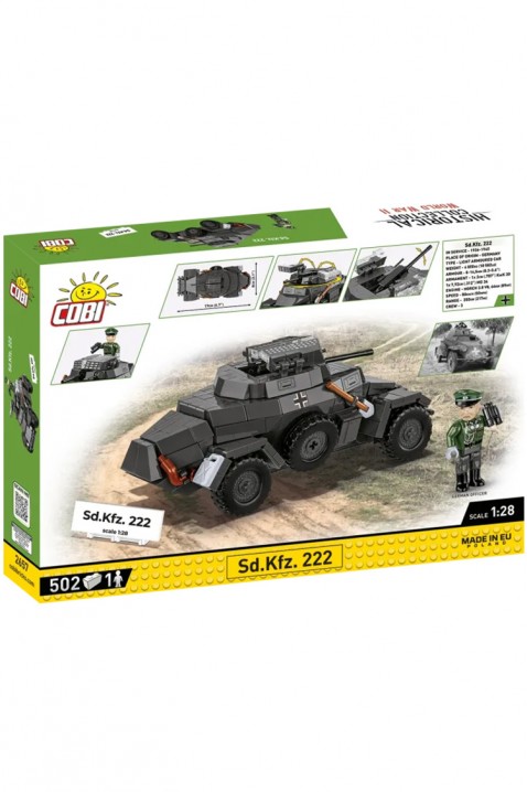 Konstruktor Cobi auto Sd.Kfz. 222 - dijelovi 502IVET.HR - MODERNA ODJEĆA