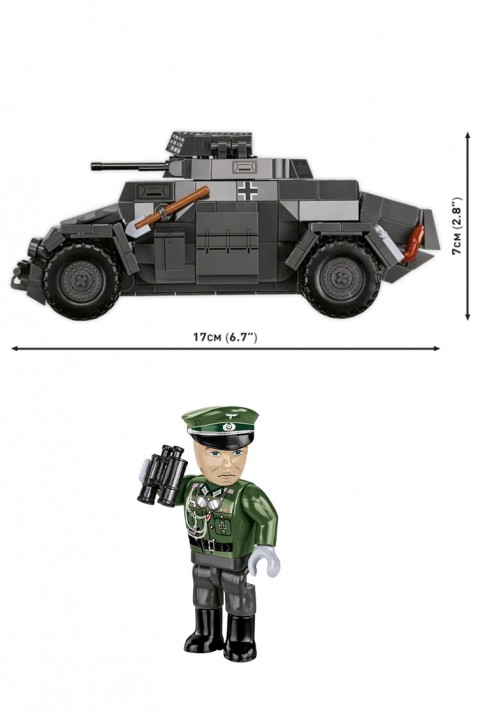 Konstruktor Cobi auto Sd.Kfz. 222 - dijelovi 502IVET.HR - MODERNA ODJEĆA