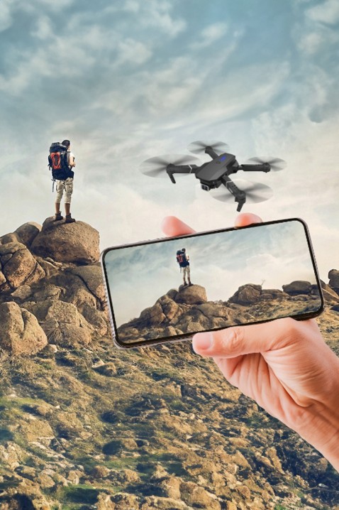 Dron s HD kamerom ROVELY, Boja: crna, IVET.HR - MODERNA ODJEĆA