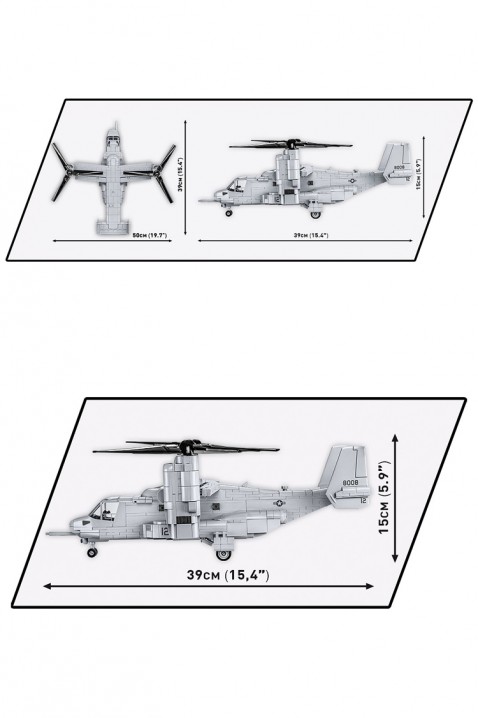 Konstruktor Cobi hibridni Bell Boeing V-22 - dijelovi 1090IVET.HR - MODERNA ODJEĆA