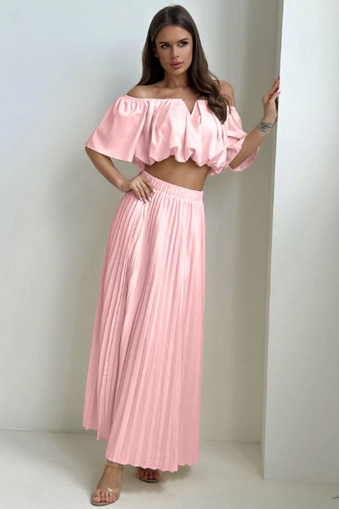 Komplet PERZOLVA PINK, Boja: roza, IVET.HR - MODERNA ODJEĆA