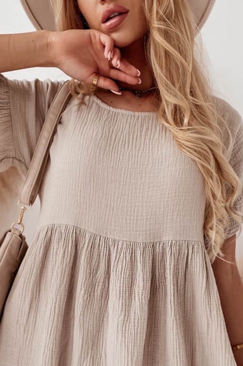 Haljina MOMENZA BEIGE, Boja: bež, IVET.HR - MODERNA ODJEĆA