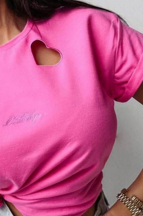 Majica ENZIRVA PINK, Boja: roza, IVET.HR - MODERNA ODJEĆA
