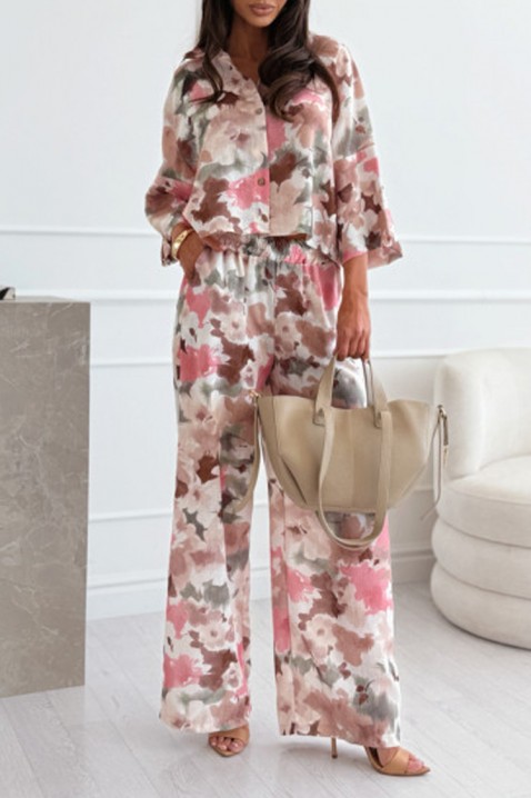 Komplet FLORONSA PINK, Boja: roza, IVET.HR - MODERNA ODJEĆA