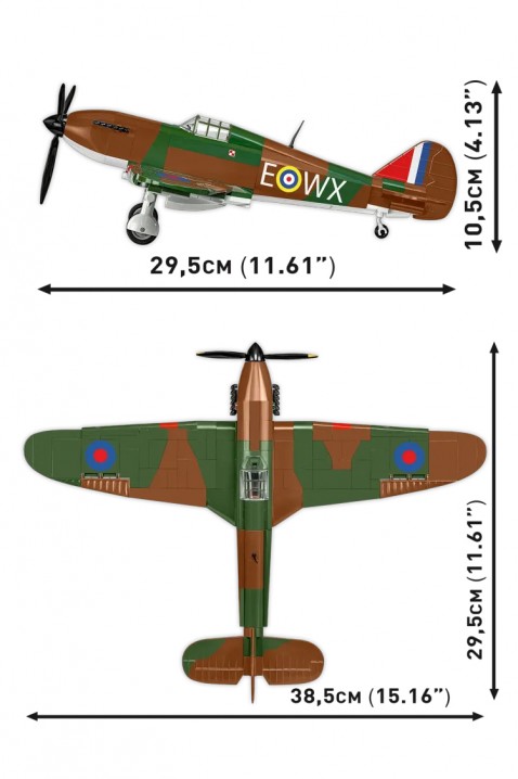 Konstruktor zrakoplova Cobi Hawker Hurricane - dijelovi 375IVET.HR - MODERNA ODJEĆA