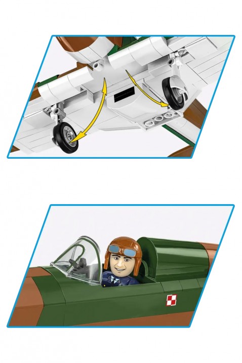 Konstruktor zrakoplova Cobi Hawker Hurricane - dijelovi 375IVET.HR - MODERNA ODJEĆA