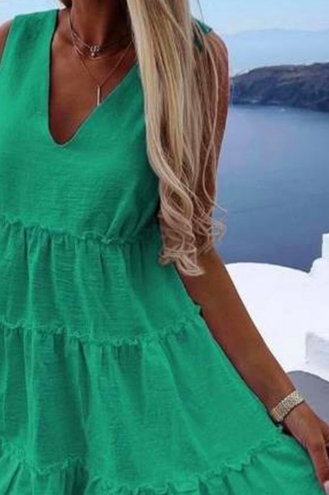 Haljina LERMIOFA GREEN, Boja: zelena, IVET.HR - MODERNA ODJEĆA