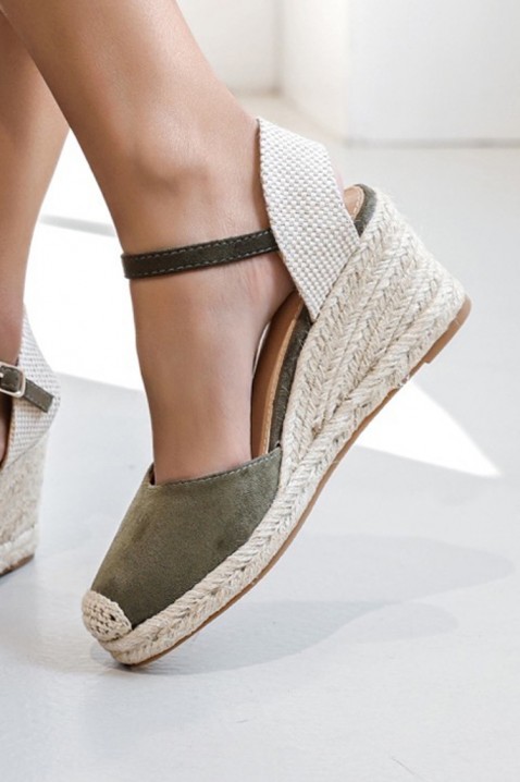 Ženske sandale TAVALGA KHAKI, Boja: kaki, IVET.HR - MODERNA ODJEĆA