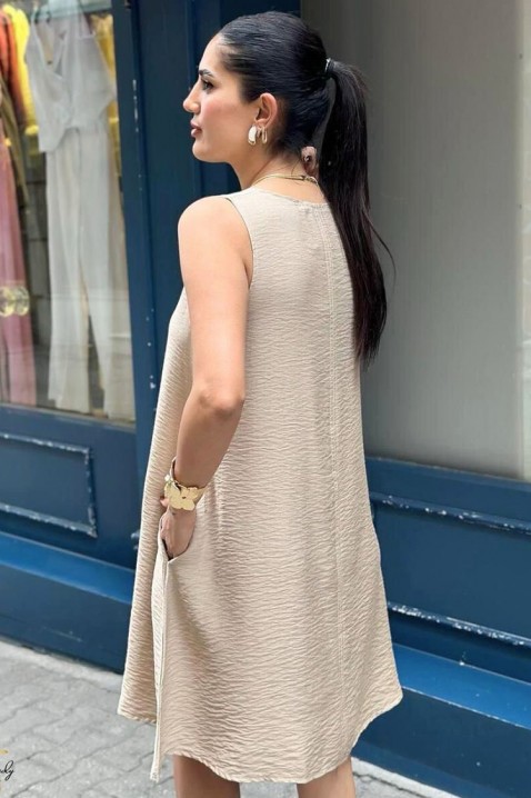 Haljina PURLEVA BEIGE, Boja: bež, IVET.HR - MODERNA ODJEĆA