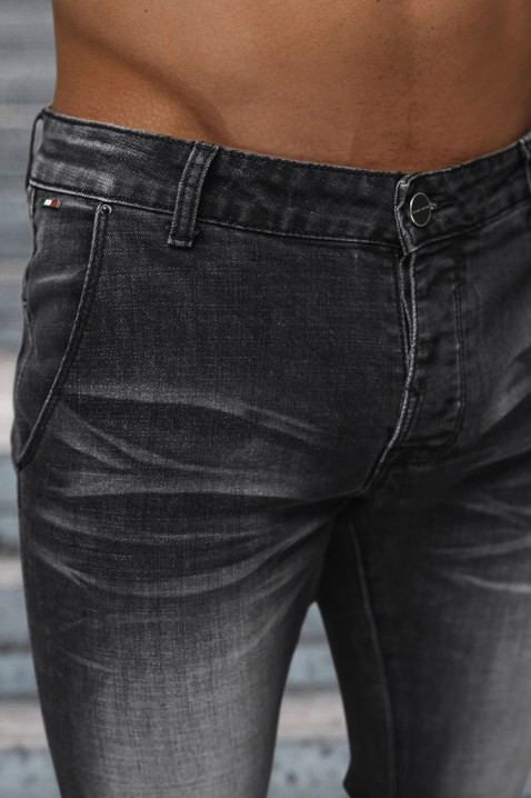 Traperice DENIMZO BLACK, Boja: crna, IVET.HR - MODERNA ODJEĆA