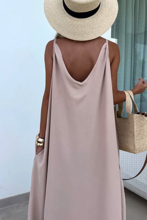 Haljina COLORINA BEIGE, Boja: bež, IVET.HR - MODERNA ODJEĆA