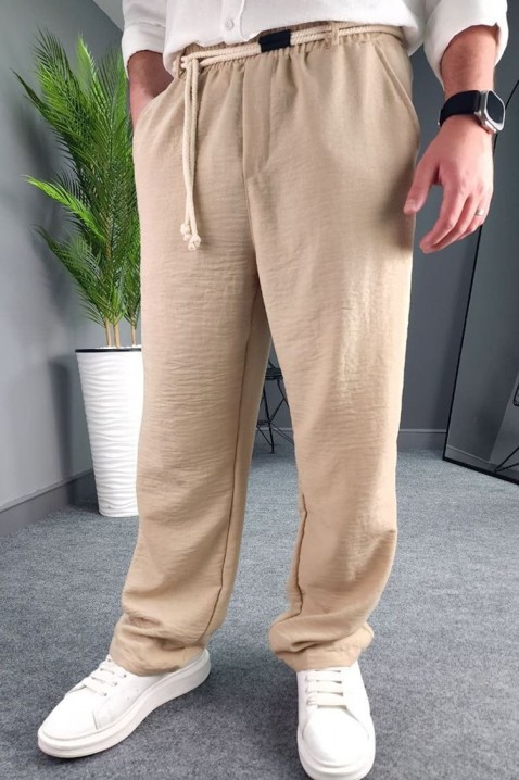 Muške hlače HIODO BEIGE, Boja: bež, IVET.HR - MODERNA ODJEĆA