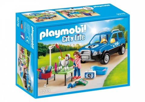Set figurica City Life 9278 Mobilni salon za pseIVET.HR - MODERNA ODJEĆA