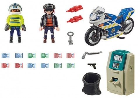 Set s figuricama City Action 70572 Policijski motorIVET.HR - MODERNA ODJEĆA