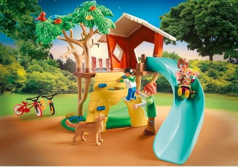Kocke Set s figuricama Family Fun 71001 Kućica na drvetu s toboganomIVET.HR - MODERNA ODJEĆA