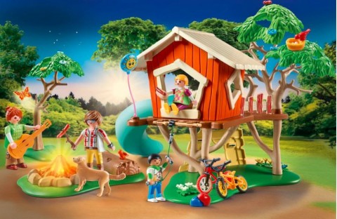 Kocke Set s figuricama Family Fun 71001 Kućica na drvetu s toboganomIVET.HR - MODERNA ODJEĆA