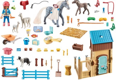 Set s figuricama Horses 71353 Amelia i Whisper s boksom za stajuIVET.HR - MODERNA ODJEĆA