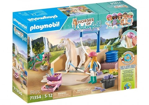 Set s figuricama Horses 71354 Isabella i Lioness u zoni za pranje konjaIVET.HR - MODERNA ODJEĆA