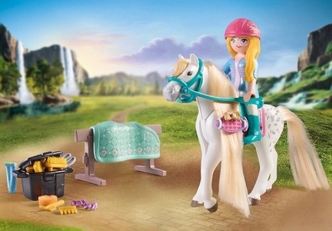 Set s figuricama Horses 71354 Isabella i Lioness u zoni za pranje konjaIVET.HR - MODERNA ODJEĆA