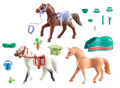 Set s figuricama Horses 71356 3 konja sa sedlimaIVET.HR - MODERNA ODJEĆA