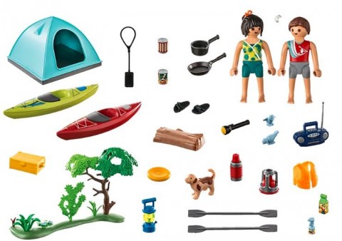 Set s figuricama Family Fun 71425 Kampiranje pod šatoromIVET.HR - MODERNA ODJEĆA