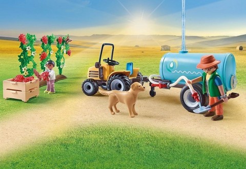 Set s figuricama Country 71442 Traktor s prikolicom i spremnikom za voduIVET.HR - MODERNA ODJEĆA