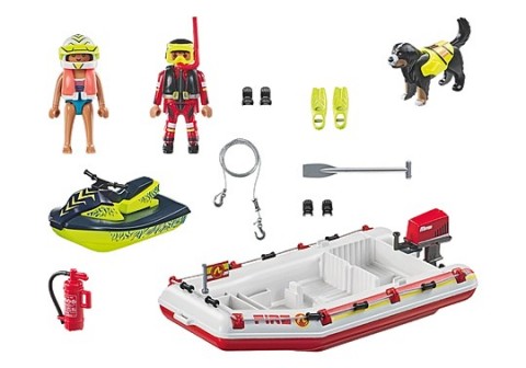 Set figurica Action Heroes 71464 Vatrogasni čamac s vodenim skuteromIVET.HR - MODERNA ODJEĆA
