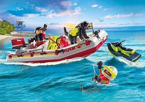Set figurica Action Heroes 71464 Vatrogasni čamac s vodenim skuteromIVET.HR - MODERNA ODJEĆA