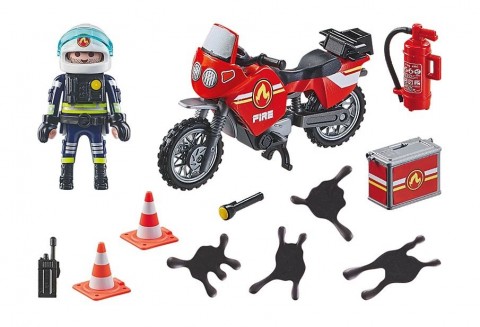 Set s figuricom Action Heroes 71466 Vatrogasni motocikl na mjestu nesrećeIVET.HR - MODERNA ODJEĆA