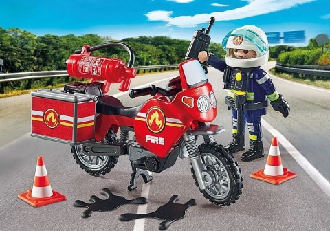 Set s figuricom Action Heroes 71466 Vatrogasni motocikl na mjestu nesrećeIVET.HR - MODERNA ODJEĆA