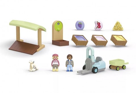 Zestaw s figuricama Junior 71691 Ekološka tržnica s viličaromIVET.HR - MODERNA ODJEĆA