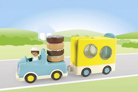 Set s figuricama Junior 71702 Ludi Donut Kamion s funkcijom slaganja i sortiranjaIVET.HR - MODERNA ODJEĆA
