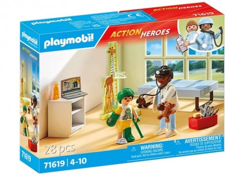 Set figurica Action Heroes 71619 Pedijatar s plišanim medvjedićemIVET.HR - MODERNA ODJEĆA