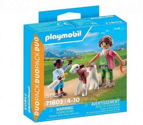 Set s figuricama Duo Pack 71803 Seoska domaćica s djetetom i teletomIVET.HR - MODERNA ODJEĆA