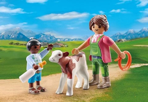 Set s figuricama Duo Pack 71803 Seoska domaćica s djetetom i teletomIVET.HR - MODERNA ODJEĆA