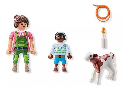 Set s figuricama Duo Pack 71803 Seoska domaćica s djetetom i teletomIVET.HR - MODERNA ODJEĆA
