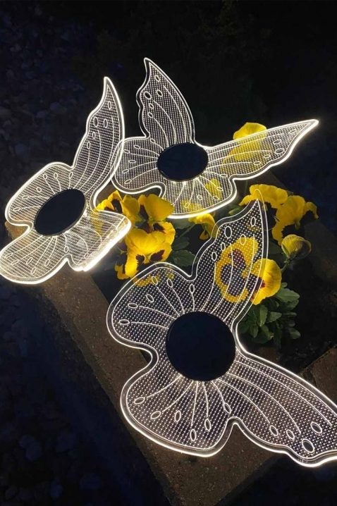 Solarna lampa u obliku leptira ZORMEFO, Boja: bijela, IVET.HR - MODERNA ODJEĆA