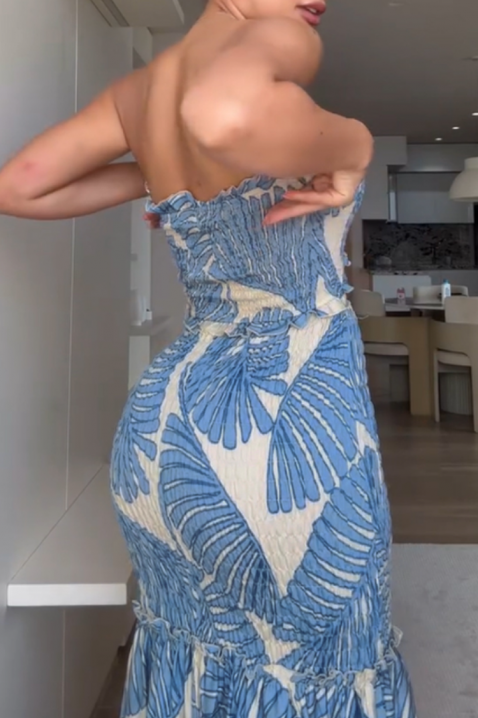 Komplet FABRICIANA BLUE, Boja: plava, IVET.HR - MODERNA ODJEĆA