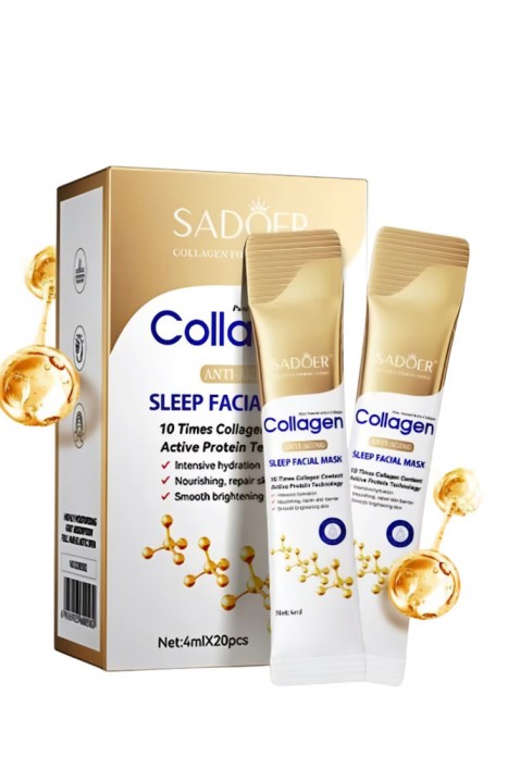 Noćna maska ​​za lice SADOER Collagen Facial Mask 20×4 mlIVET.HR - MODERNA ODJEĆA