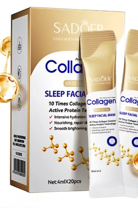 Noćna maska ​​za lice SADOER Collagen Facial Mask 20×4 mlIVET.HR - MODERNA ODJEĆA