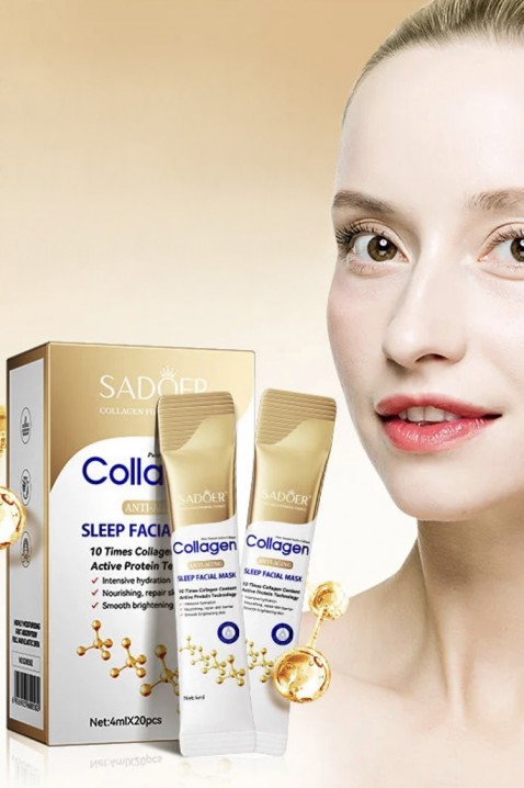 Noćna maska ​​za lice SADOER Collagen Facial Mask 20×4 mlIVET.HR - MODERNA ODJEĆA