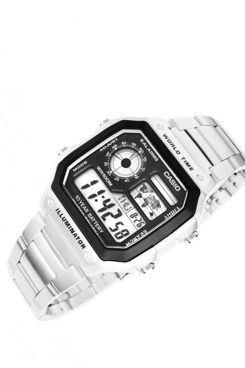 Muški sat CASIO AE-1200WHD-1AVDF, Boja: srebrna, IVET.HR - MODERNA ODJEĆA