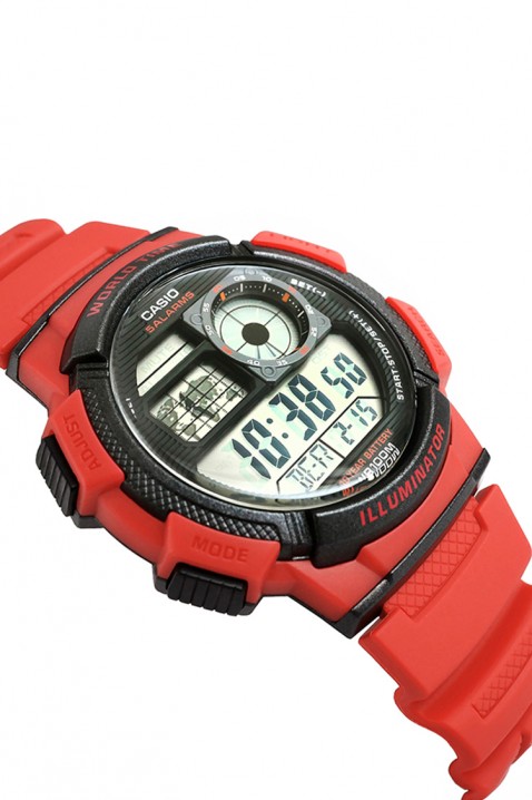 Muški sat CASIO AE-1000W-4AVDF, Boja: crvena, IVET.HR - MODERNA ODJEĆA