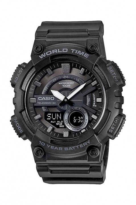 Muški sat CASIO AEQ-110W-1BVDF, Boja: crna, IVET.HR - MODERNA ODJEĆA