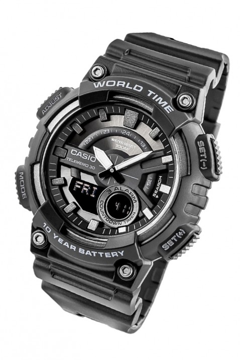 Muški sat CASIO AEQ-110W-1BVDF, Boja: crna, IVET.HR - MODERNA ODJEĆA
