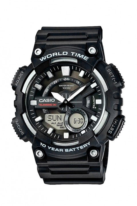 Muški sat CASIO AEQ-110W-1AVDF, Boja: crna, IVET.HR - MODERNA ODJEĆA