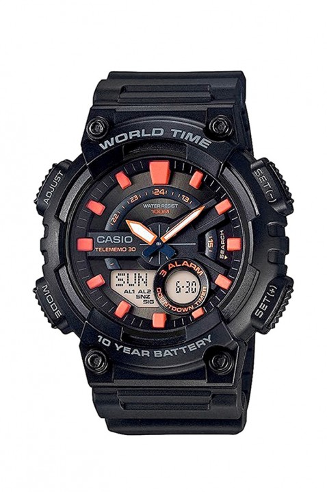 Muški sat CASIO AEQ-110W-1A2VDF, Boja: crna, IVET.HR - MODERNA ODJEĆA